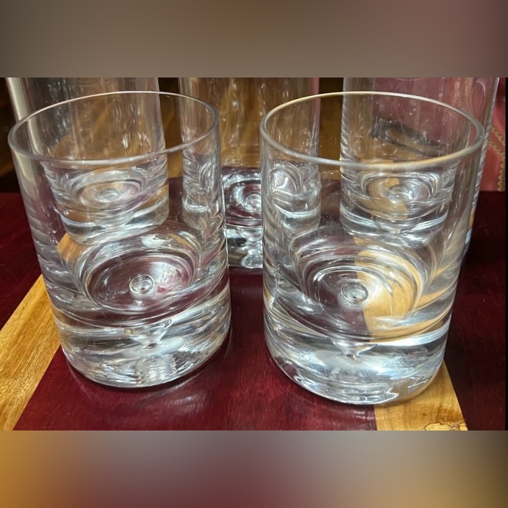 COPY - Crate and Barrel Direction Rocks Glass (2) only